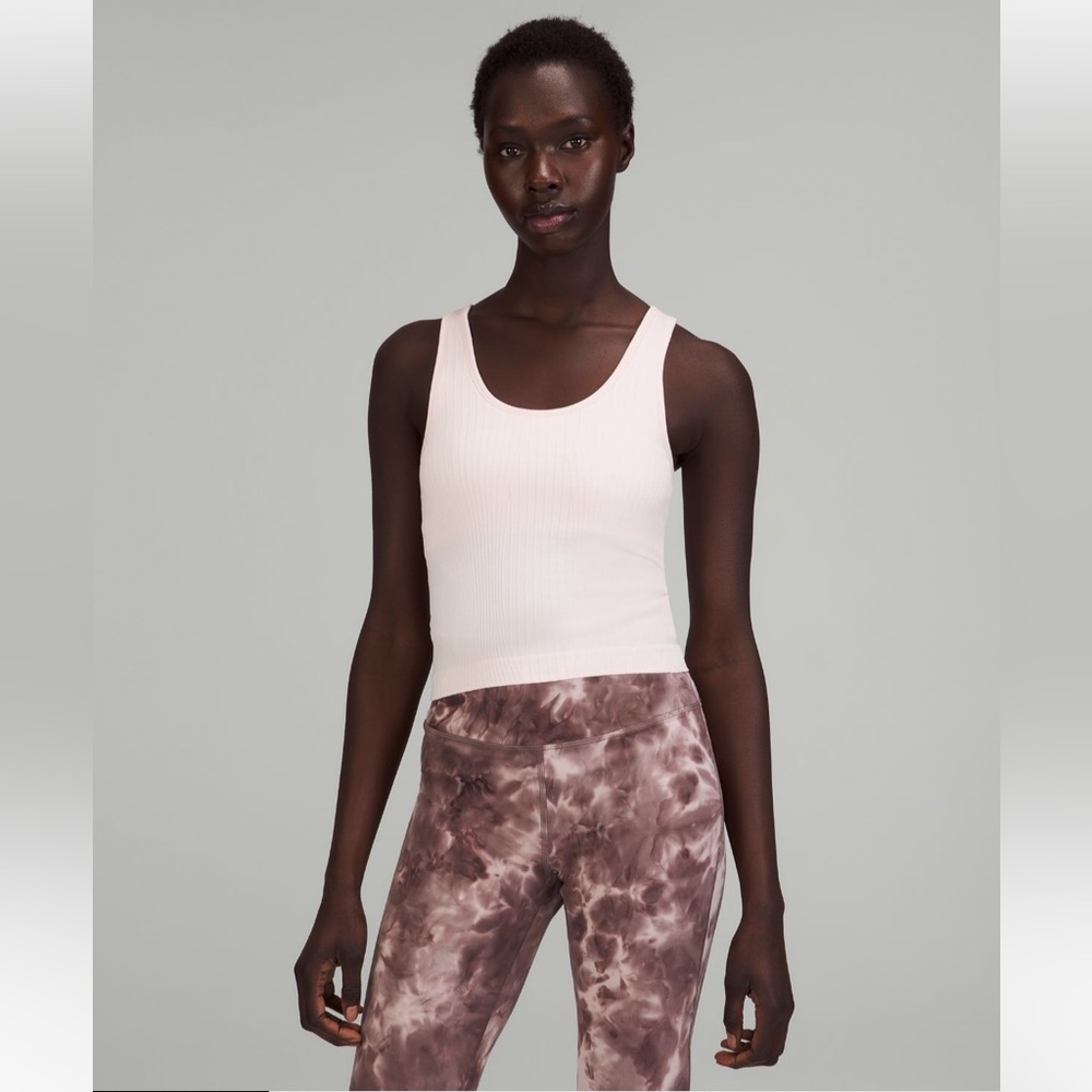 Lululemon Ebb to Street Racerback Crop Tank Top